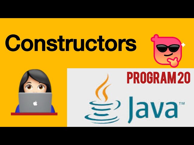 constructors || java || beginner friendly 