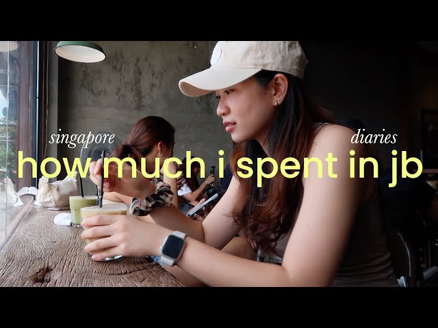 how much i spent a day in JB | singapore weekend diaries, thrifting, cafes, hai di lao