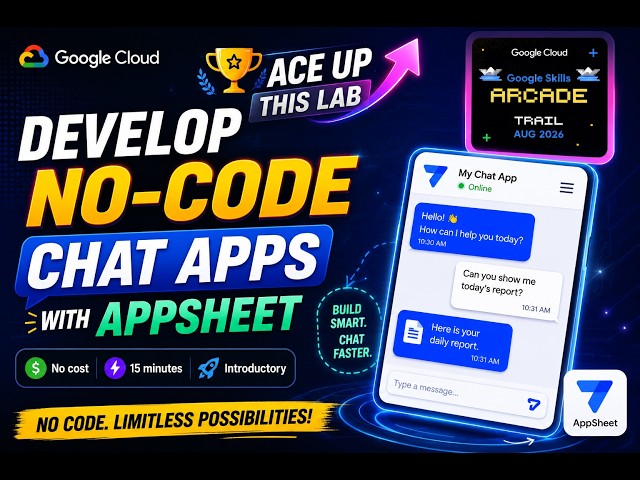 How I Built a No-Code Chat App with AppSheet #GSP1146