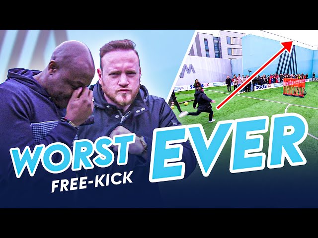 The WORST free-kick you'll EVER see?! 😂 | Lloyd Owusu & George Groves | Soccer AM Pro AM