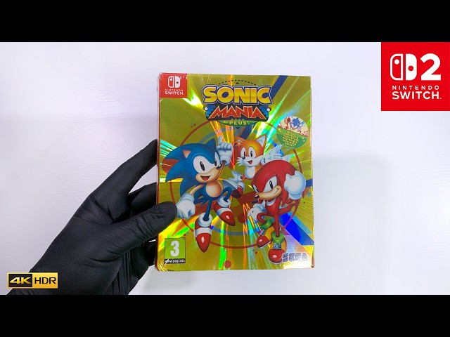 Sonic Mania Plus Unboxing + Gameplay (Nintendo Switch 2)