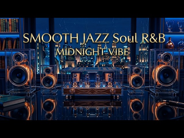 Smooth Jazz & Soul R&B 24/7 – Midnight Jazz Lounge | Relaxing Instrumental Vibes