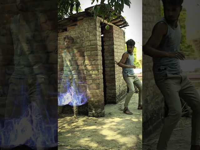Blending into the wall | VFX magic illusion | Capcut magic edit #illusion #vfxedit