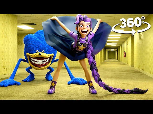 Lily Lovebraids & Shin Sonic Trapped in the Backrooms! 😱 | 360° VR 4K