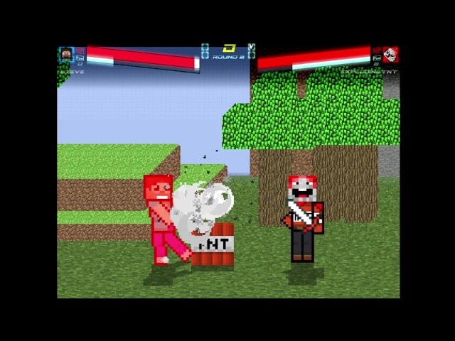 Random M.U.G.E.N Battles: Minecraft Steve Vs ExplodingTNT