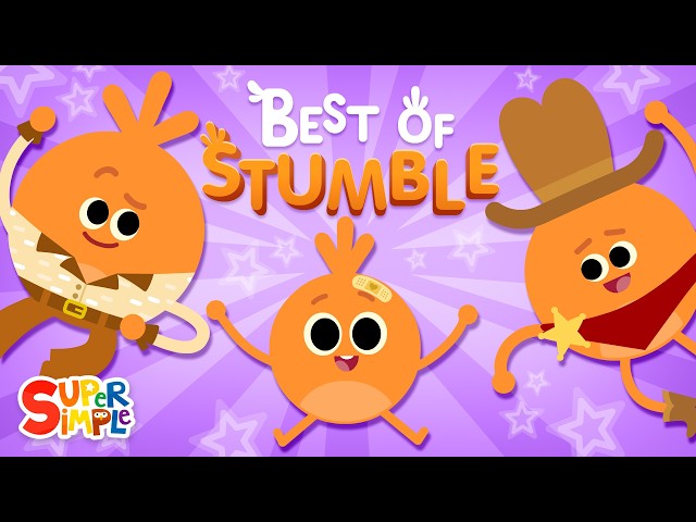 Stumble 🟠 | 7 minutes of Stumble's best moments | The Bumble Nums | Little Foodie Cartoons