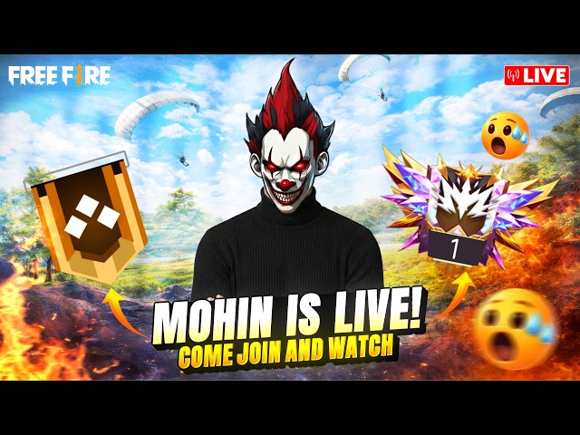 FUN WITH SUBSCRIBERS & RANK PUSH 🔥 - Free Fire Live !! #shortsfeed #freefire #fflive