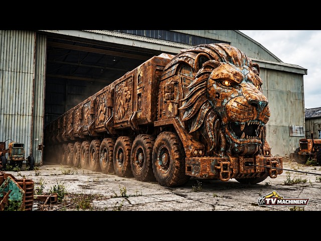 Forgotten Lion Beast Found in an Old Factory — Full Restoration of a Massive Hauler