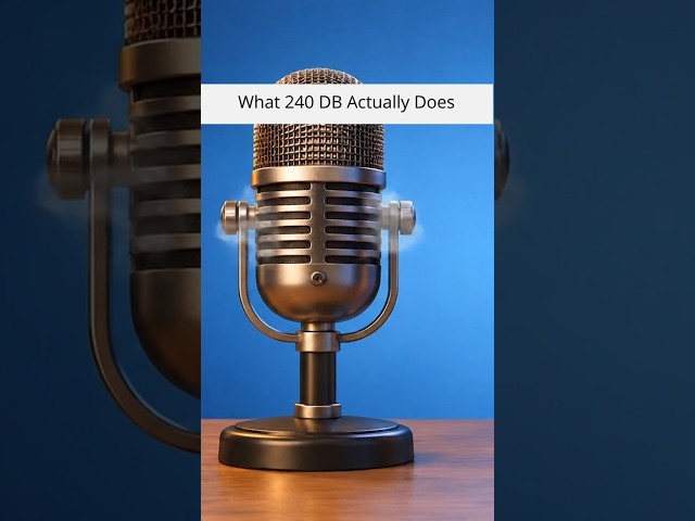 What Happens If We hear 240 DB Sound?