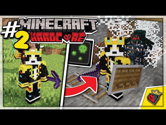 CAN I FIND DIAMONDS EXPLORING CAVES | Minecraft Hardcore #2