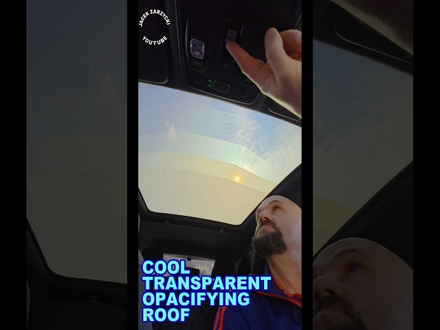 Cool Transparent Opacifying Car Roof #cool #car 🚗 🌞