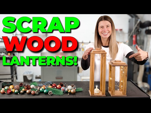 YOU Can BUILD Fairy Light Wooden Lantern // EASY DIY Woodworking