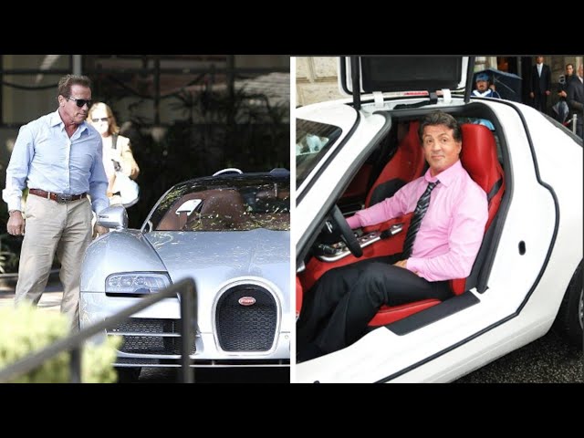 SCHWARZENEGGER VS. STALLONE PERSONAL CAR COLLECTION