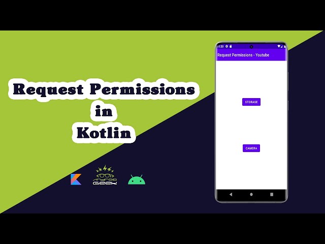 How to Request Permissions in Android Application?