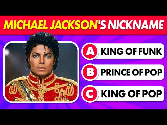 How Well Do You Know MICHAEL JACKSON? 🎤🔥✅ | Michael Jackson Trivia Quiz