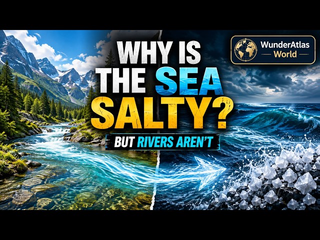 Why Is Ocean Water Salty but River Water Fresh?