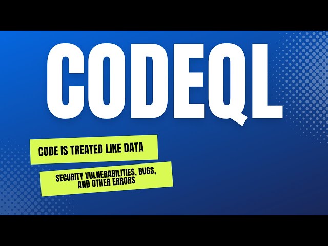CodeQL | automate security checks |Code Scanning | security vulnerability #codeql #devops #security