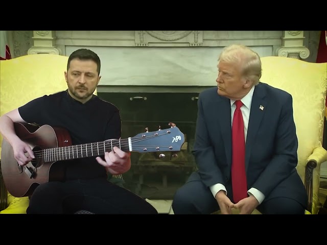 Zelensky Plays APT on Guitar for Trump