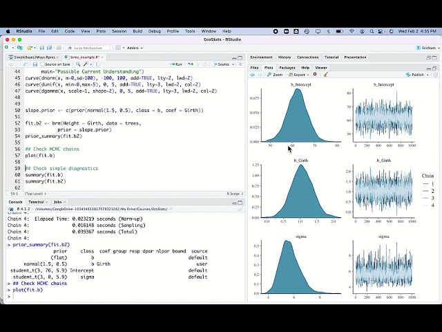 first intro to bayesian regression using the brms R package