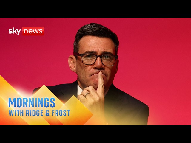 Burnham to suggest pension triple lock should be reviewed in next manifesto | Mornings