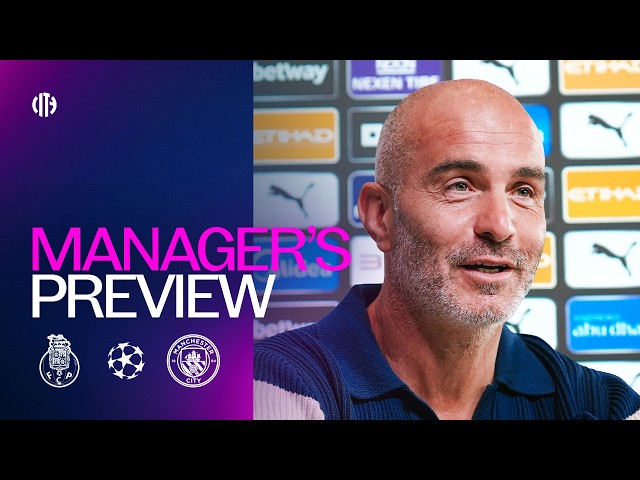 Enzo Maresca live press conference | Porto v Man City | UEFA Champions League