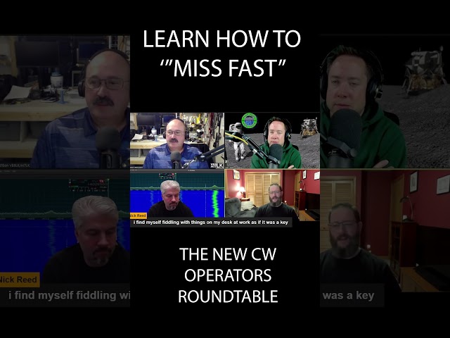 Learn How To "Miss Fast" #cw #morsecode