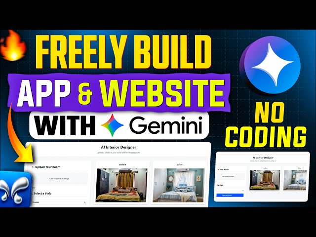 Build Any App or Website FREE with Google Gemini AI Studio | No Coding Full Guide