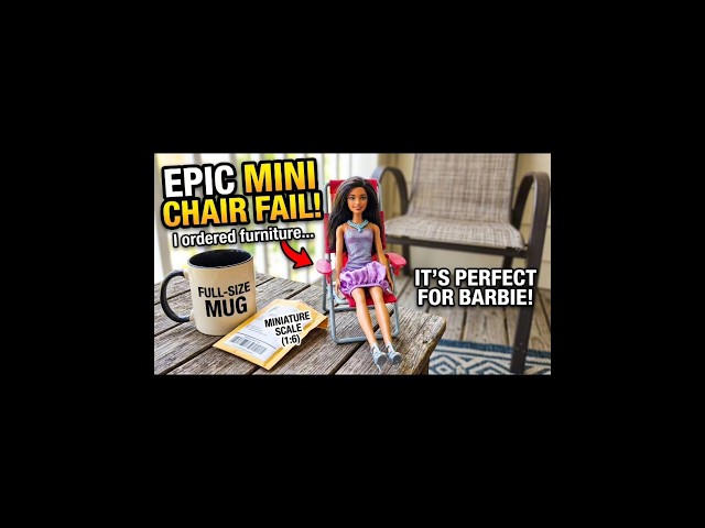 I Accidentally Bought A Barbie Sun Chair Online And It Is Hilarious