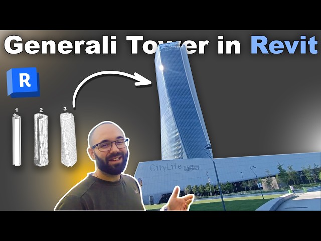 Massing in Revit Tutorial | Generali Tower in Revit