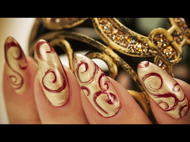 Christmas Ornament Nail Art - Step By Step Tutorial