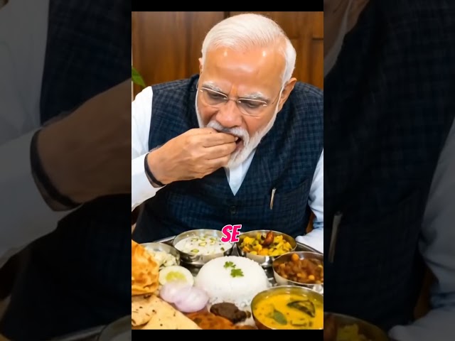 Narendra Modi's 3 Favorite Foods 😱 | What Does PM Modi Eat? #shorts