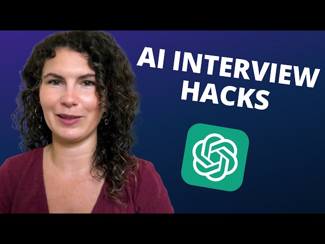 How to Use AI to Prepare for a Job Interview
