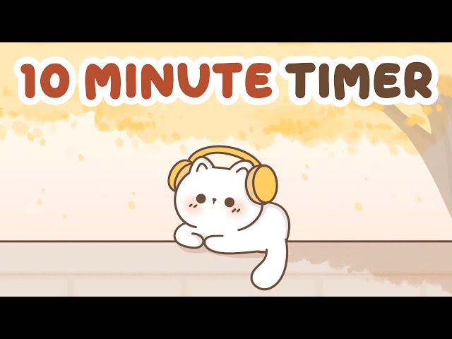 10 Minute Timer 🐱 Study Timer for Classroom Focus