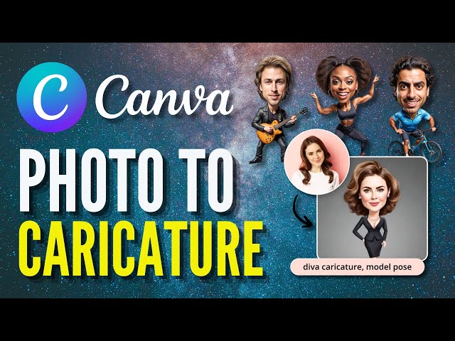 Make Caricature From a Photo - Canva Tutorial