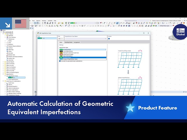 Automatic Calculation of Geometric Equivalent Imperfections