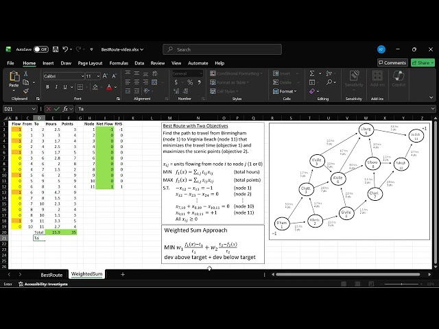 05  Example - Solving Multi-Objective Problems Using Weighted Sum Approach