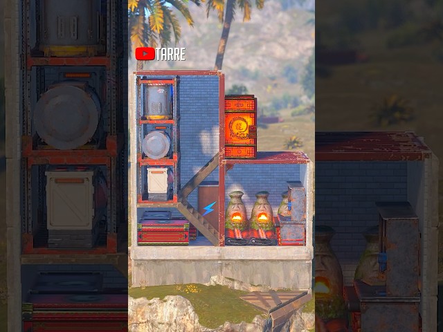 PERFECT Snowball Starter Base Design in RUST #rust #rustshorts