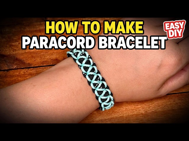 DIY PARACORD BRACELET  ✂🎀 #easy #diy #crafts #paracord #bracelet #live #tutorial