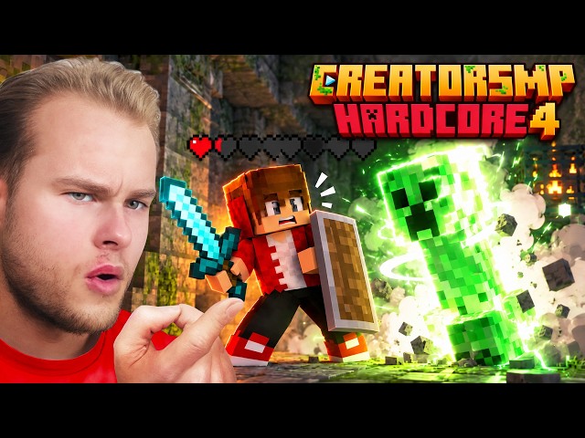 FOUND A ZOMBIE SPAWNER AND ALMOST DIED... | CreatorSMP #2