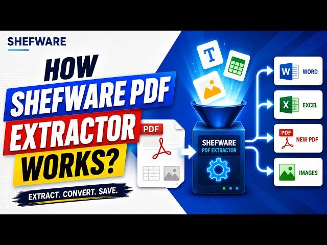 How to Use Shefware PDF Extractor | Extract Text, Images & Data from PDF