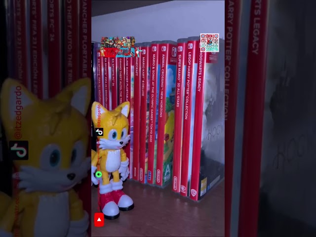 Listos para unboxing y review Sonic Racing CrossWorlds #Edgardo666 #Shorts #NintendoSwitch #Tails