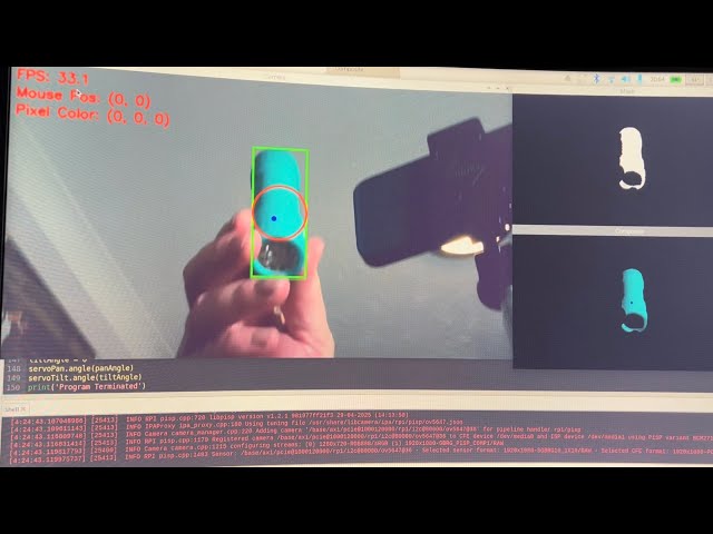 AI on the Edge Pi 5 : Lesson 27: Homework - Tracking object of interest with servo