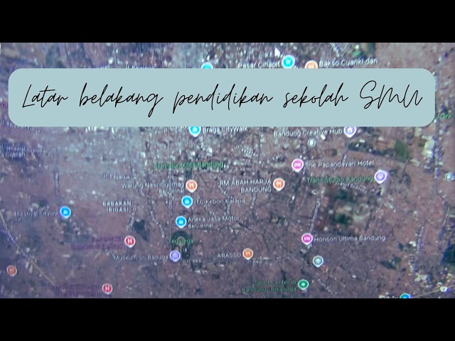 Latar belakang pendidikan sekolah SMU