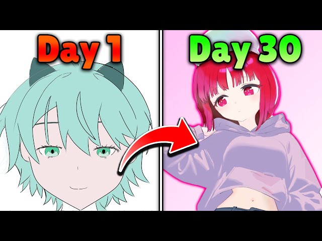 How I Taught Myself to Draw DIGITALLY for 30 Days