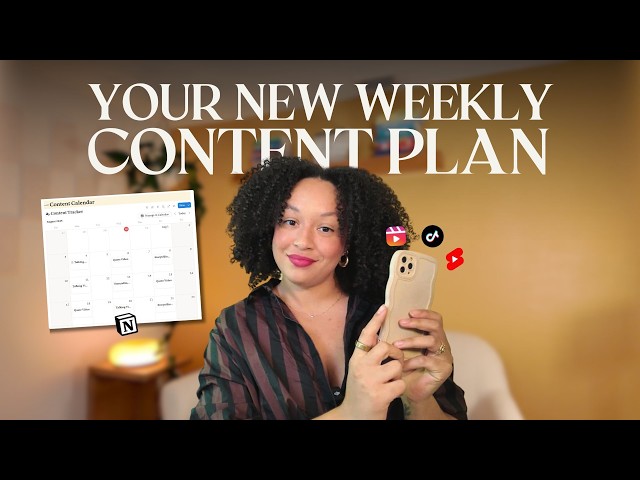 Your 2025 Content Plan: Post 3x/Week Without Filming Every Time (+ Free Content Calendar Template!)