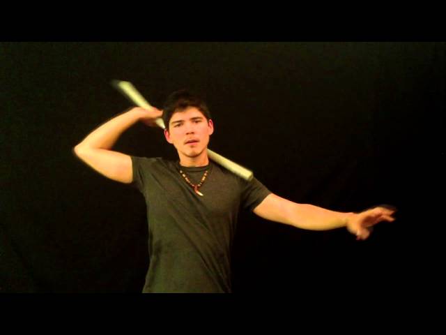 Awesome Nunchucks for Beginners #13: Horizonal Moves Intro. (Ninja Circus Nunchaku Tricks )
