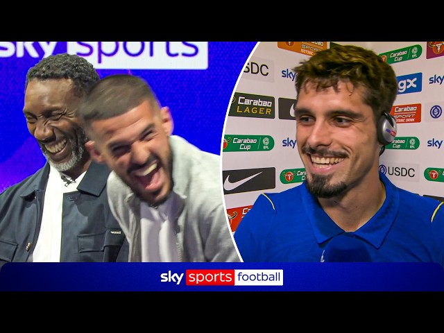 Pedro Neto has Conor Coady & Jimmy Floyd Hasselbaink in HYSTERICS after Chelsea 6-3 Leeds! 🤣