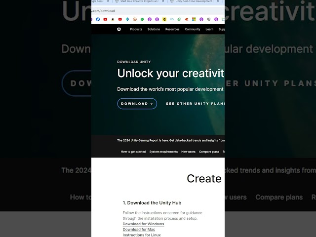 Installing Unity 6 | Installing Unity Hub from Unity Website  (2024)  #unity #unity3d