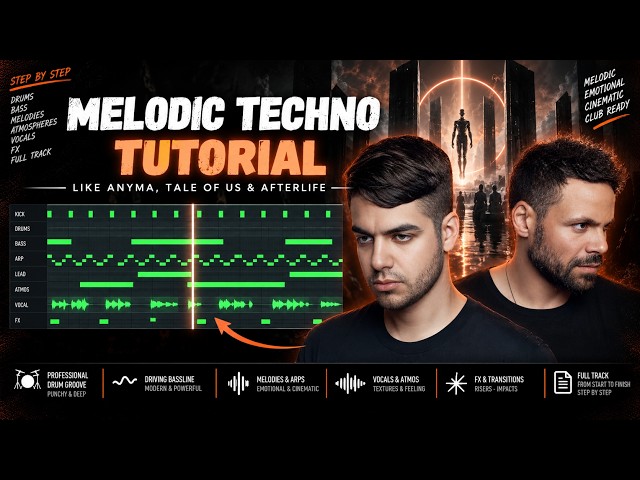 How To Make Melodic Techno Like Anyma, Tale Of Us & Afterlife