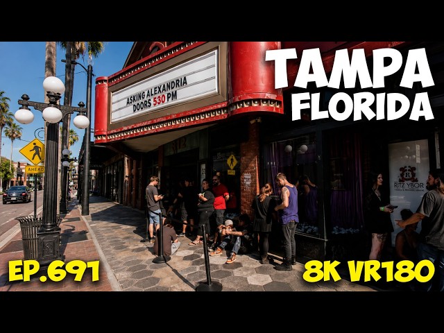 The Ritz Ybor: From Gilded Cinema to Iconic Concert Venue ep.691 #8k #vr180 #3d #travel #fl #ybor